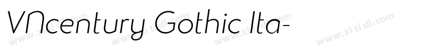 VNcentury Gothic Ita字体转换
